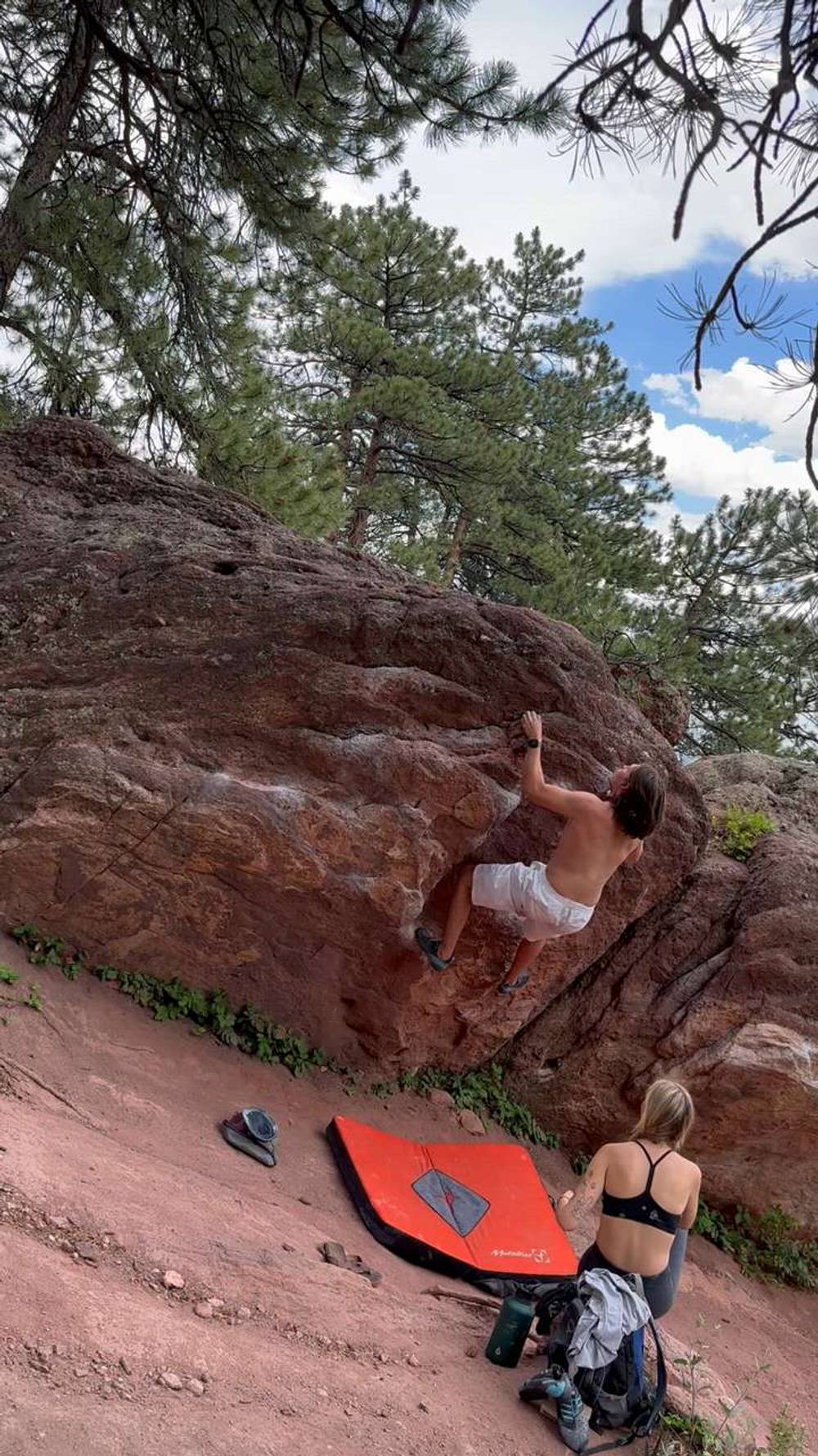 Dunce Cap v2, Flagstaff Mountain, CO - Beta Video from Chris_Ol