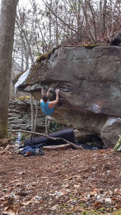 Bro-ner v6, New River Gorge - Beta Video from capt.adventurepants