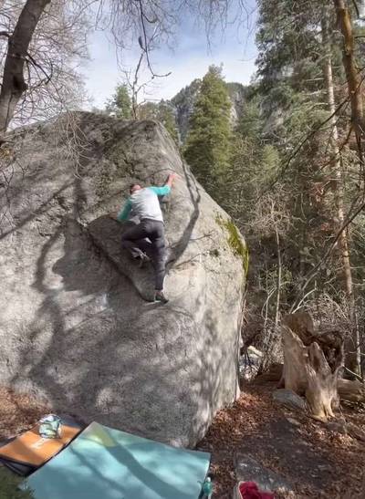 Riverside Arete v3, Little Cottonwood Canyon - Beta Video from Landon_Schoenmann