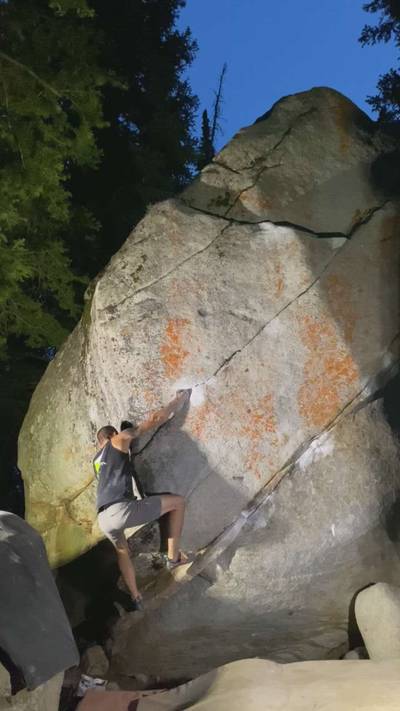 Orange Crush v7, Big Cottonwood Canyon - Beta Video from routesetter