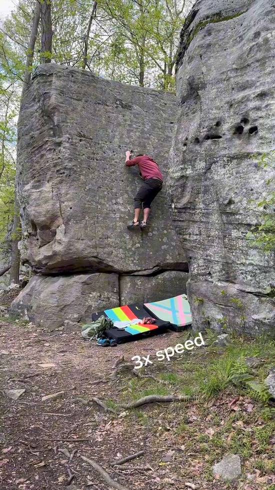 Original Route v0, Coopers Rock - Beta Video from Isaac