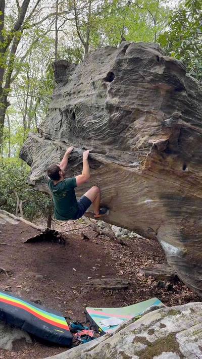 King Swing v4, Coopers Rock - Beta Video from Isaac