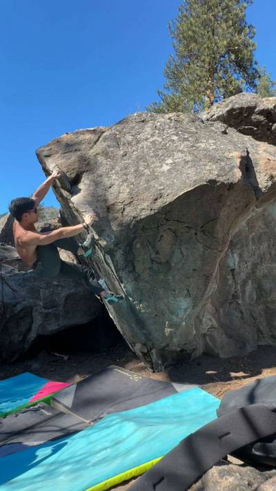 The Rail (Mad Meadows) v3, Leavenworth - Beta Video from cc.climbs.rocks