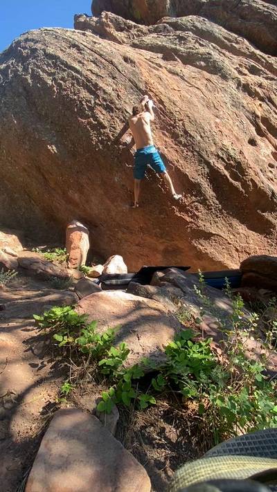 Hagan's Wall v5, Flagstaff Mountain, CO - Beta Video from ckallday
