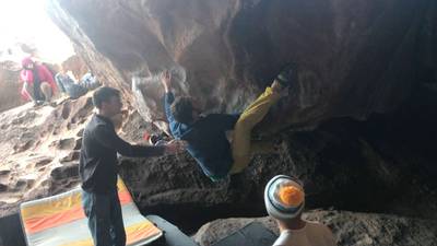 The Egg v8, Hueco Tanks - Beta Video from Eric.jerome
