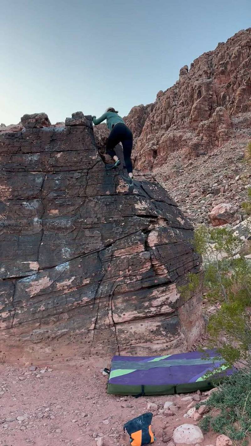 The Black Warm Up - Slab Right v0, Red Rock - Beta Video from Stefi_g