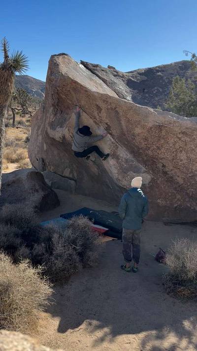 Nicole Overhang v6, Joshua Tree - Beta Video from j.k0000