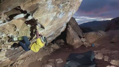 Monkey Bar Traverse v7, Red Rock - Beta Video from conetoiles