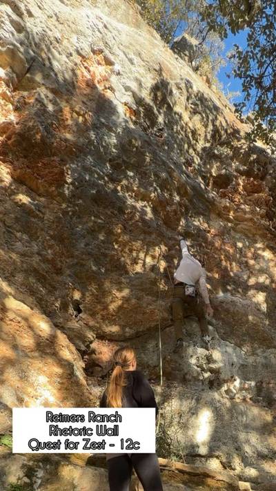 Twyman's Folly (Quest for Zest) 5.12c, Reimer's Ranch - Beta Video from loganmjung