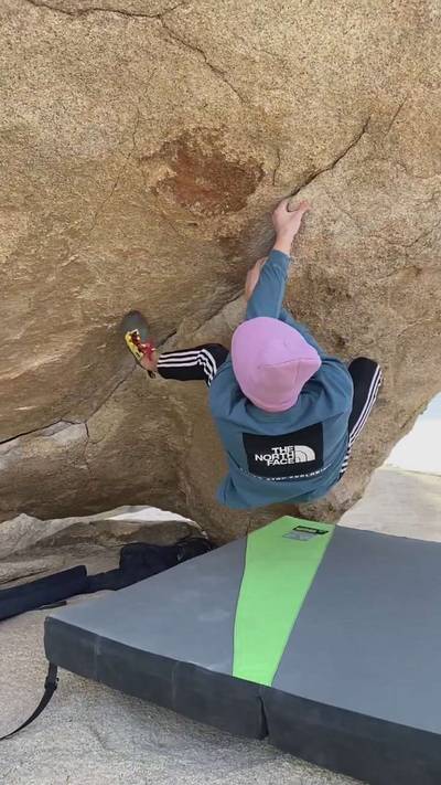 Ryan Roof v5, Joshua Tree - Beta Video from peterclimbs