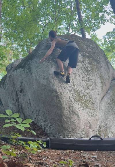 Heaven Arête v4, Boat Rock - Beta Video from FallingSolo