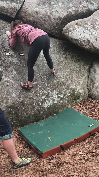Black Snake Crack Right v0, Boat Rock - Beta Video from Kfriend0609