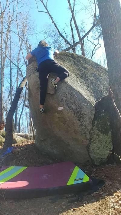 Dogwood Arete v4, Boat Rock - Beta Video from josh.campbell