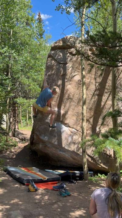 Aspen Arete v5, Guanella Pass - Beta Video from Austin