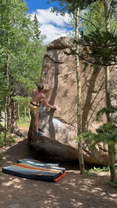 Aspen Arete Sit v6, Guanella Pass - Beta Video from Austin