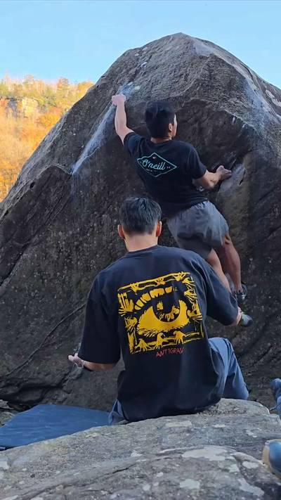 Was That a Boob? v6, New River Gorge - Beta Video from flu.tru