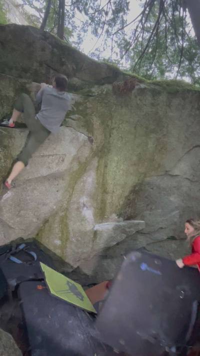 The Seam v9, Squamish - Beta Video from austinclimbing