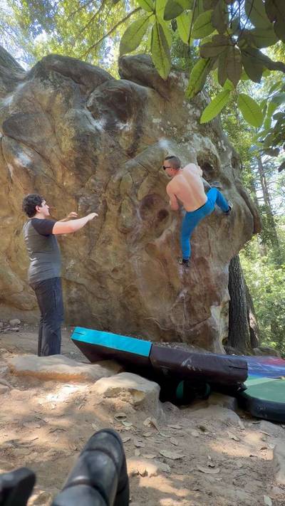 Tree Route v4, Castle Rock State Park - Beta Video from Rbn
