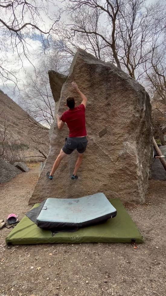 Fat Albert Gang Sit v4, Little Cottonwood Canyon - Beta Video from tmayfield