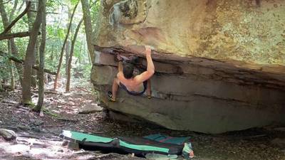 There's No I in Illiterate v7, New River Gorge - Beta Video from nicjcorn