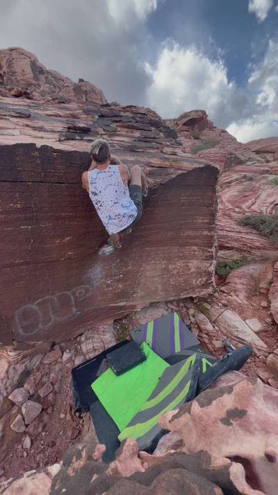 The Red Wave v10, Red Rock - Beta Video from routesetter
