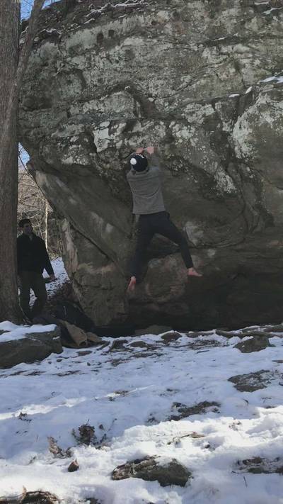 Open Gates v5, Holy Boulders - Beta Video from dan_fu_climbs