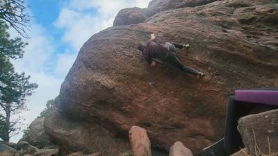 Hagan's Wall v5, Flagstaff Mountain, CO - Beta Video from Josch