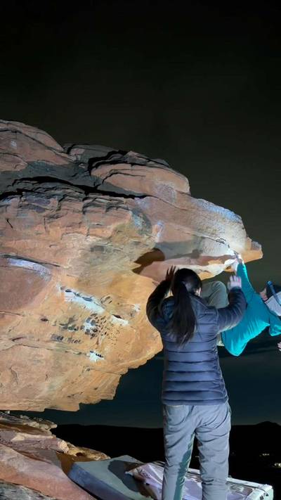 Honeycomb - Right Overhang v2, Red Rock - Beta Video from slowballer