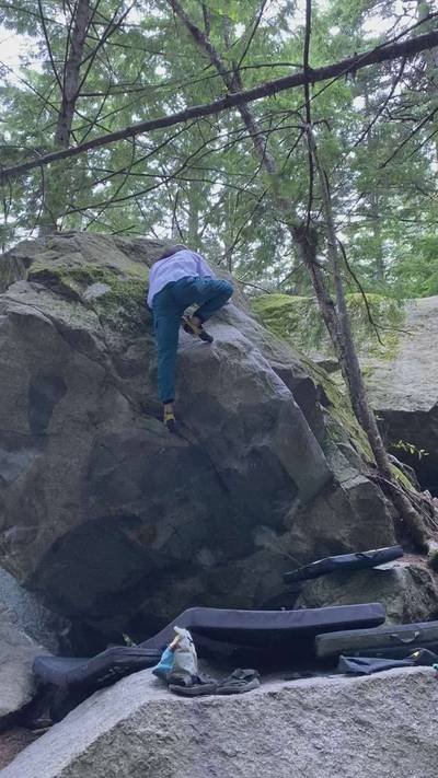 Tim's Sloper Problem v5, Squamish - Beta Video from seanvanderluit
