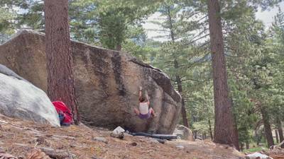 Crimp Overhang v6, Black Mountain - Beta Video from steviesends