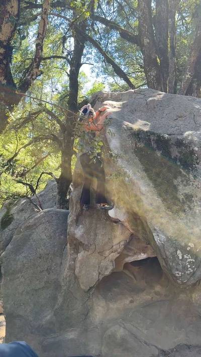 Overhang Lieback v2, Castle Rock State Park - Beta Video from candy
