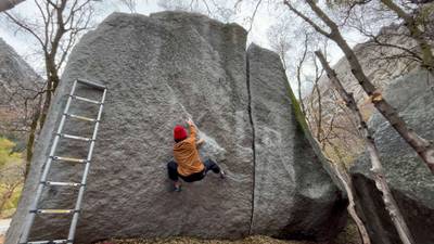 Mr. Smiley v6, Little Cottonwood Canyon - Beta Video from Matei