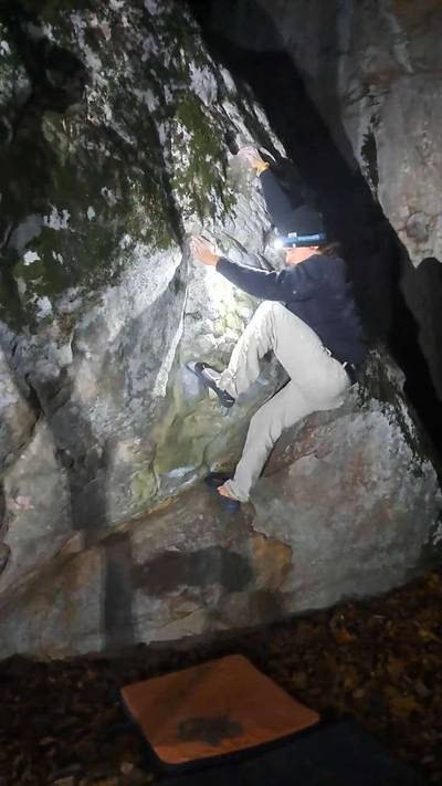 Dunbar's Number v5, Hospital Boulders - Beta Video from ericdabomb