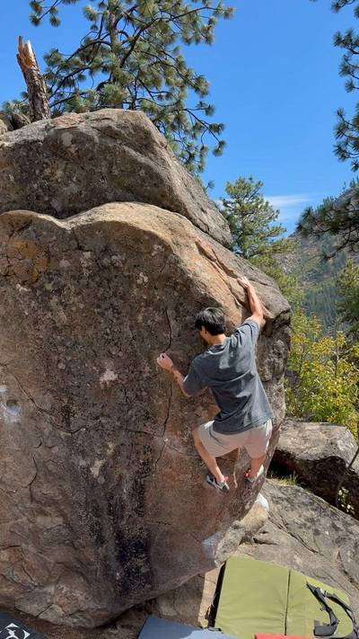 Spongebob Squarepad Sit v6, Leavenworth - Beta Video from climb_ryan
