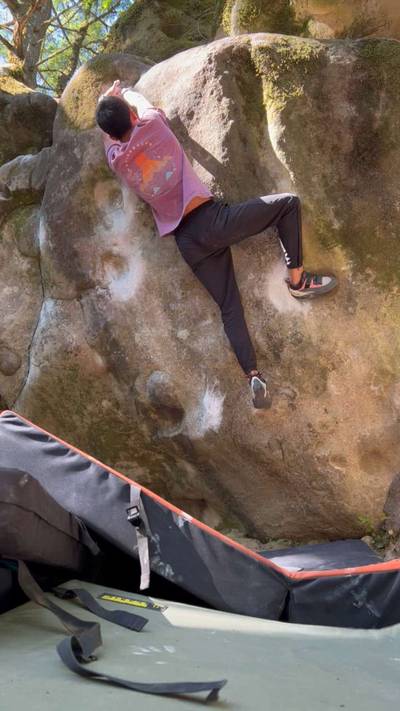 Hueco Wall v5, Castle Rock State Park - Beta Video from Raymond._.huang