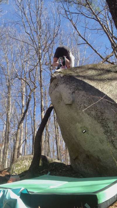 Dogwood Arete v4, Boat Rock - Beta Video from EverettS