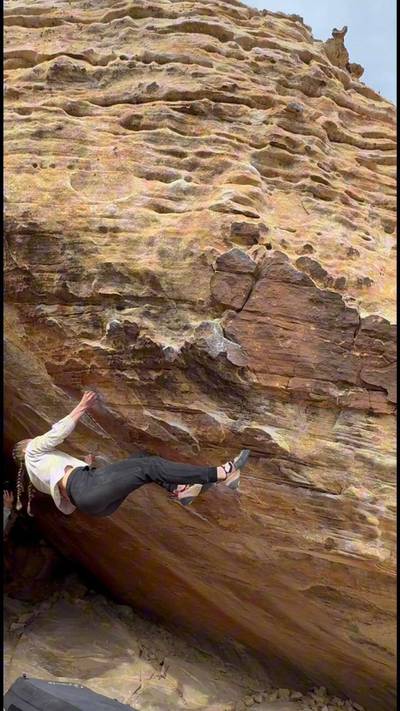 Serenity Now v10, Red Rock - Beta Video from anna.lisa.the.climber