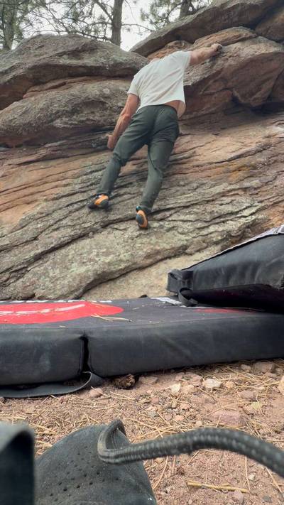 East Seam vB, Flagstaff Mountain, CO - Beta Video from Kelly.gage