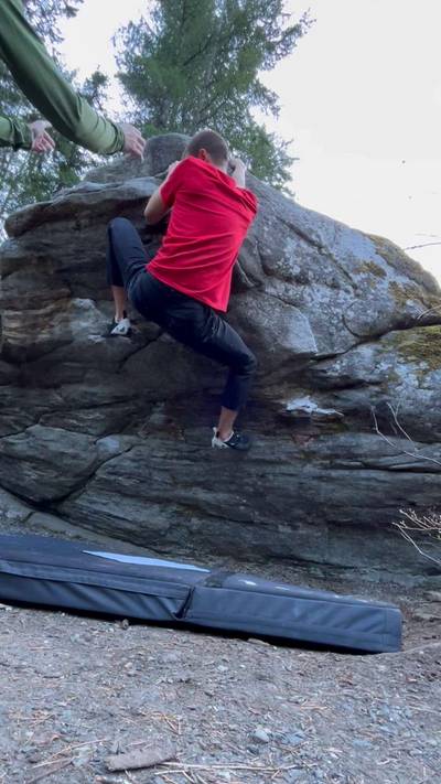 Heel Hook Right v3, Leavenworth - Beta Video from weeniehutjunior
