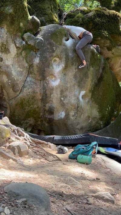 Hueco Wall v5, Castle Rock State Park - Beta Video from toomuchdog