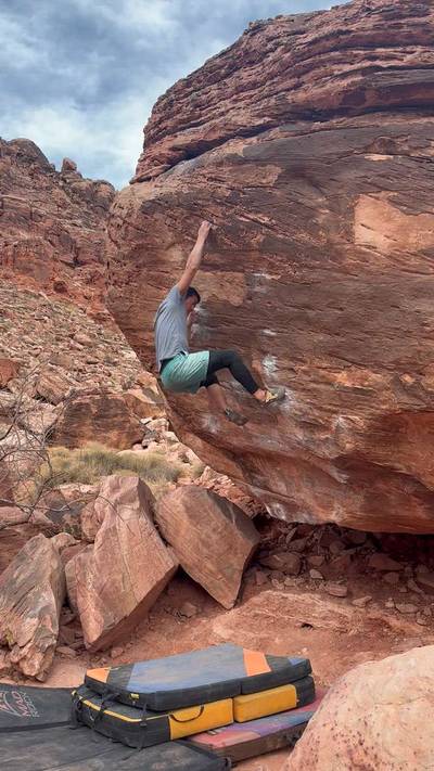 My Tan v7, Red Rock - Beta Video from austinclimbsweird