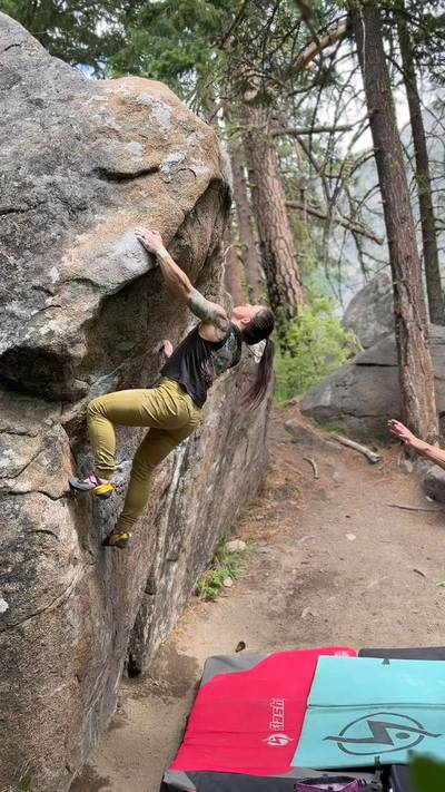 Crimp, Crimp, Slap, Throw v4, Leavenworth - Beta Video from mountainmarie