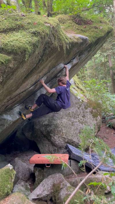 Lost World Overhang v2, Squamish - Beta Video from JaydenMcGillivray