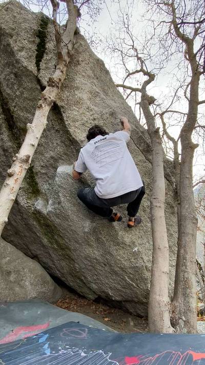 Anonymous Arete v5, Little Cottonwood Canyon - Beta Video from Teo.