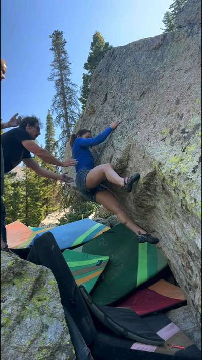 Slippery Snake v4, Little Cottonwood Canyon - Beta Video from CarrieCooperDPT