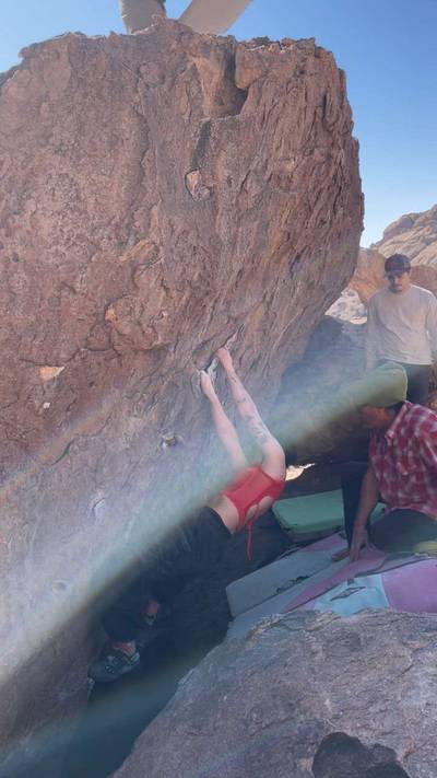 Big Dick Jim v2, Hueco Tanks - Beta Video from annaliese