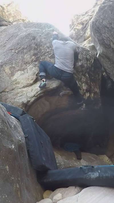 Iceman Climbeth Low v6, Red Rock - Beta Video from TinyDynos