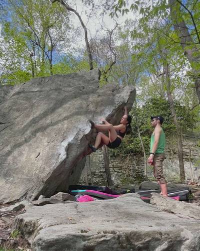 Internet Arête v3, Coopers Rock - Beta Video from allison