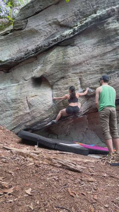 George Washington's Nose v4, Coopers Rock - Beta Video from allison