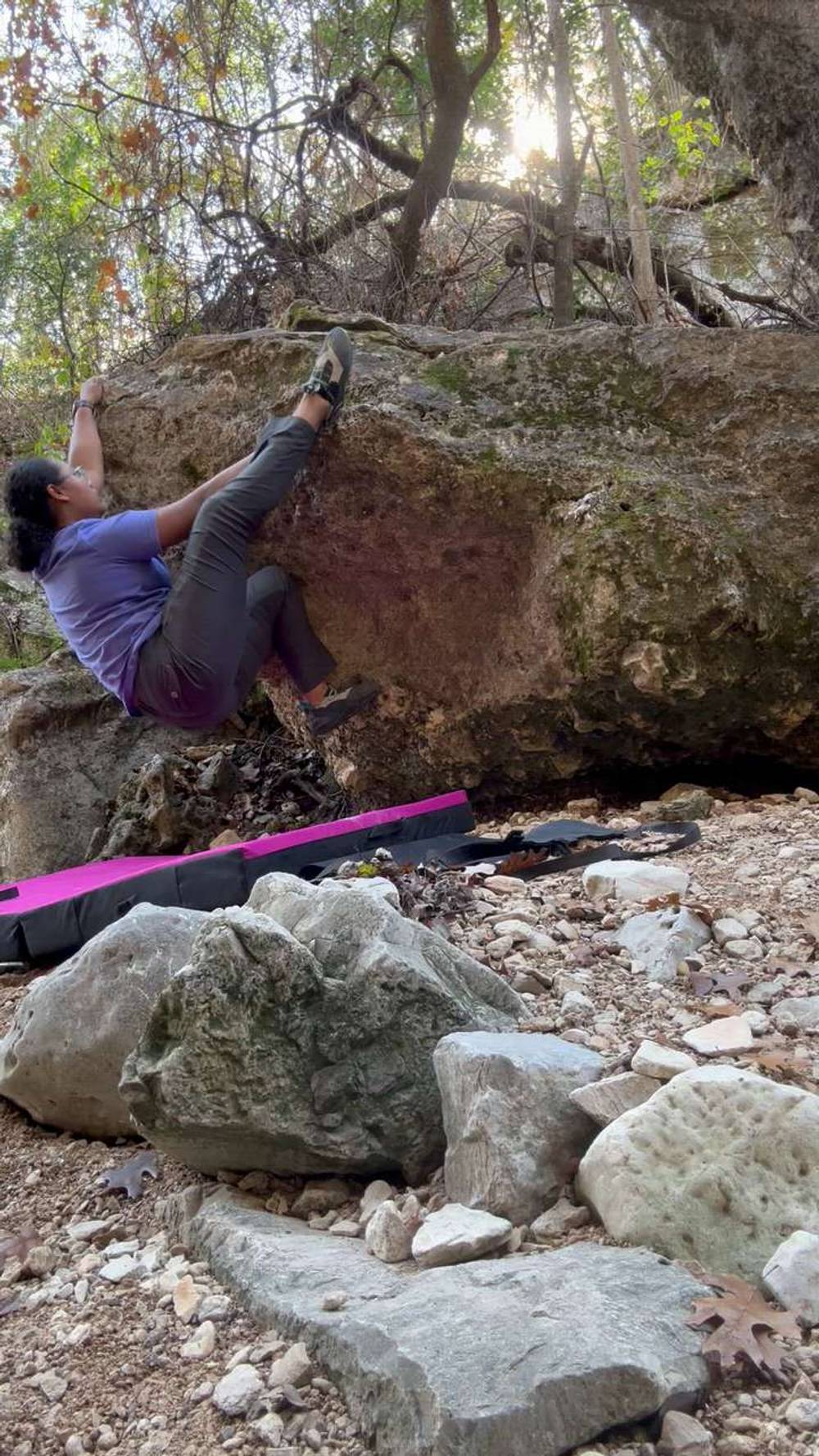 Luca's Spearmint v0, Barton Creek Greenbelt - Beta Video from gclimbs